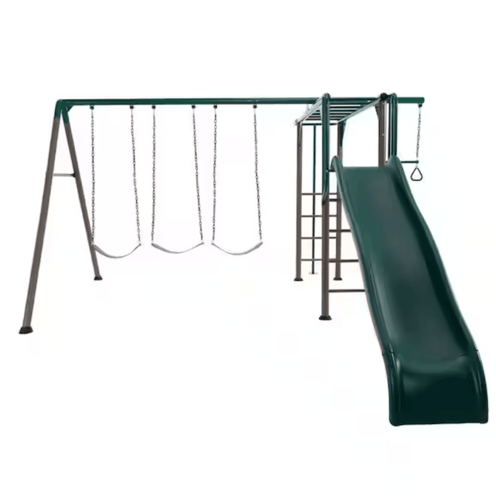 Lifetime Monkey Bar Adventure Steel Swing Set Playset