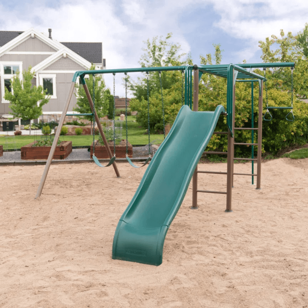 Lifetime Monkey Bar Adventure Steel Swing Set Playset