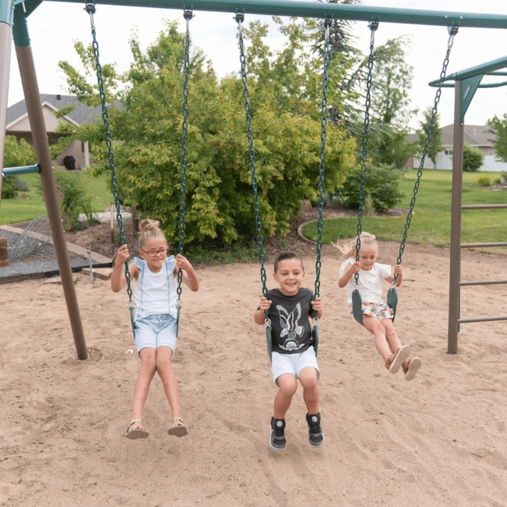 Lifetime Monkey Bar Adventure Steel Swing Set Playset