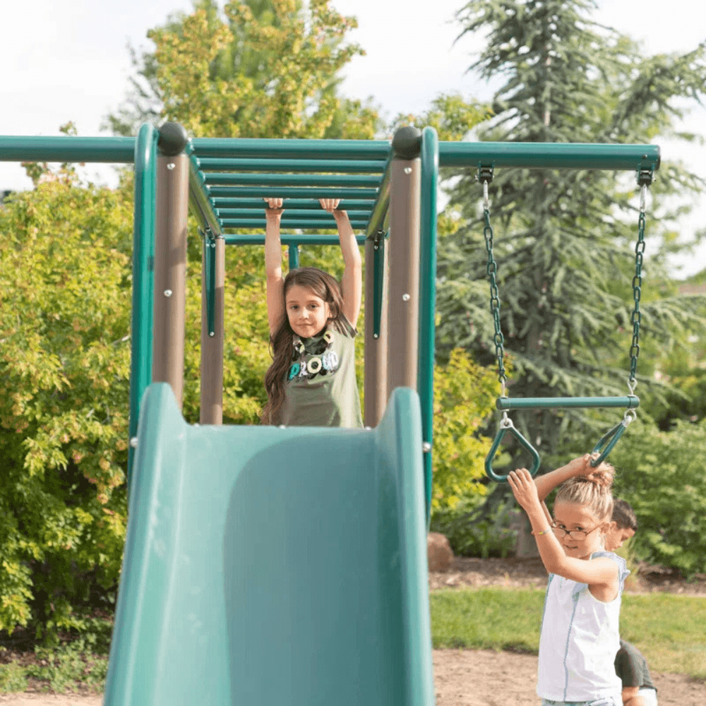 Lifetime Monkey Bar Adventure Steel Swing Set Playset