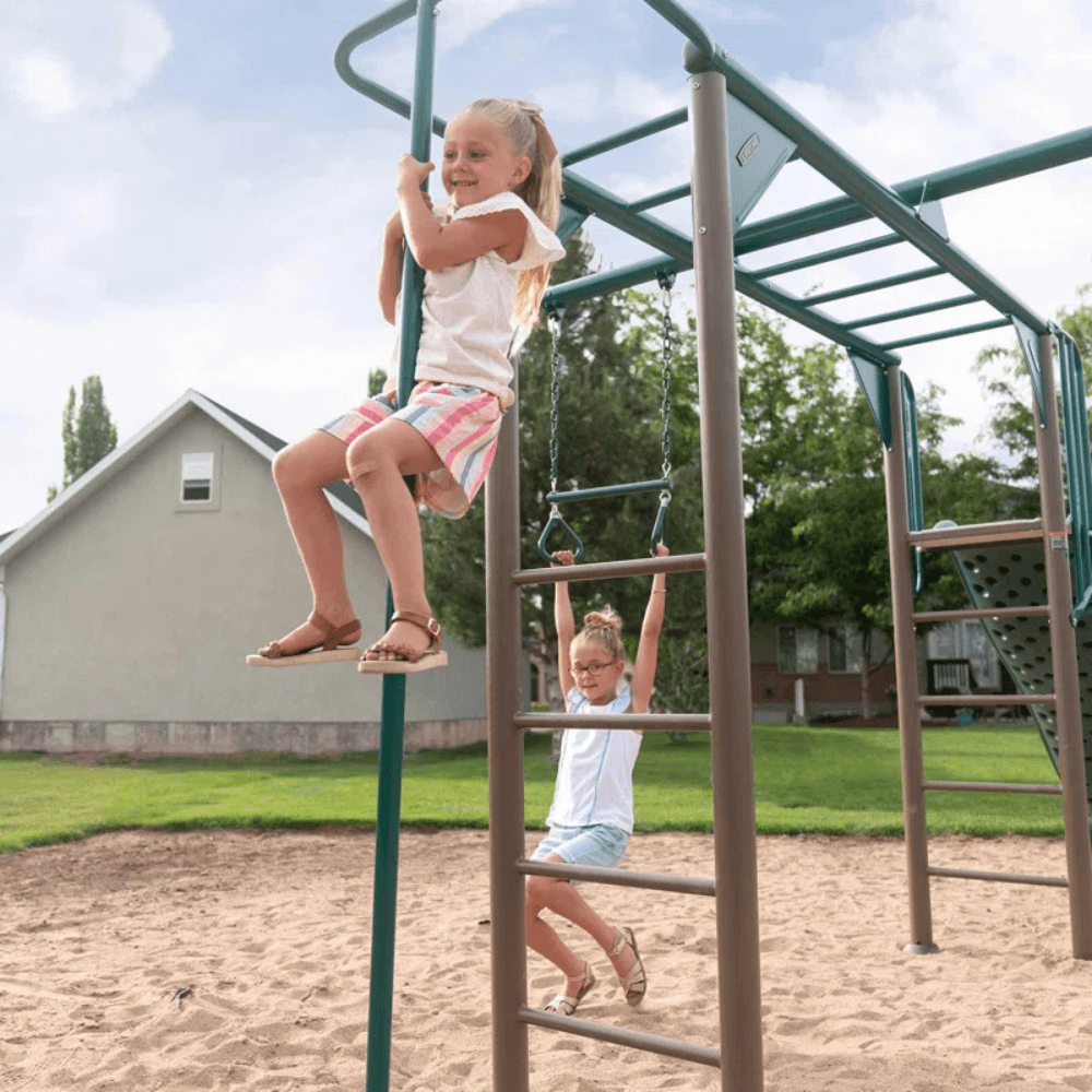 Lifetime Monkey Bar Adventure Steel Swing Set Playset