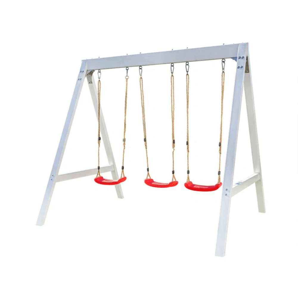 Sportspower Vinyl-Covered Wood Swing Set 2.37m x 1.85m