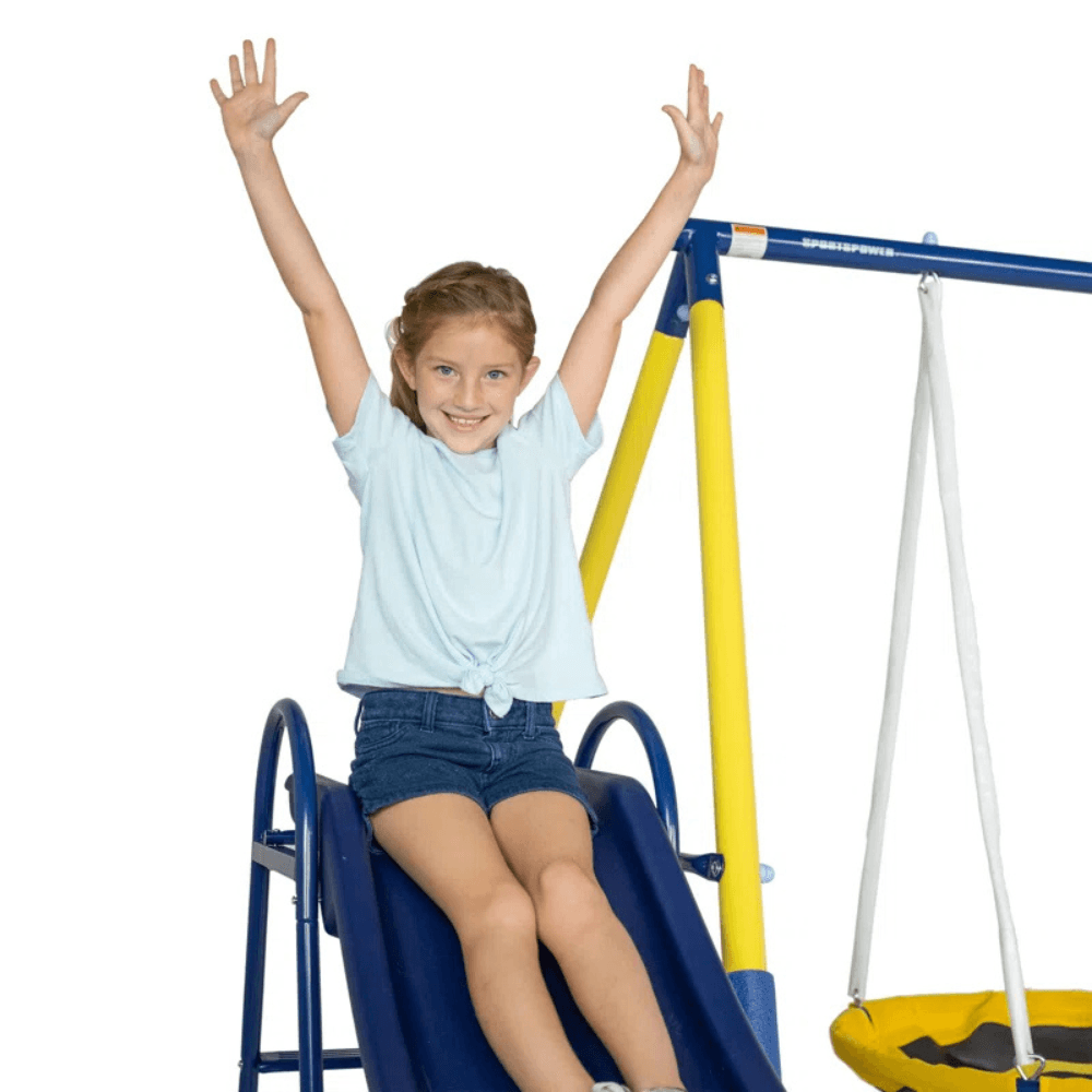 Sportspower Super 10 Metal Swing Set 5.6m x 2.3m