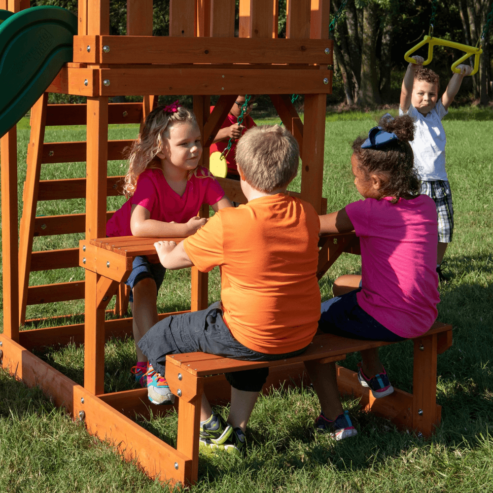 Tucson Wooden Backyard Swing Set Playset