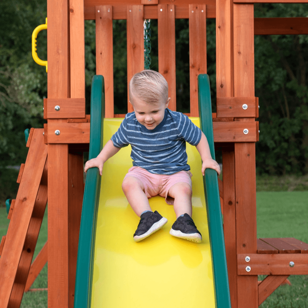 Tucson Wooden Backyard Swing Set Playset