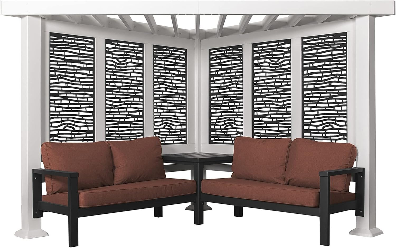 Backyard Discovery Ridgedale Steel Cabana Pergola 2.4m x 2.4m
