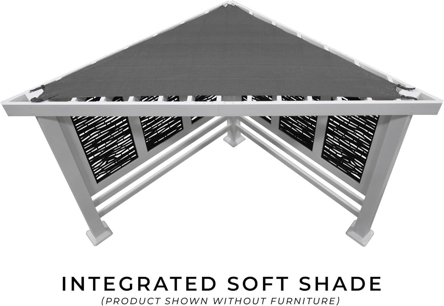 Backyard Discovery Ridgedale Steel Cabana Pergola 2.4m x 2.4m