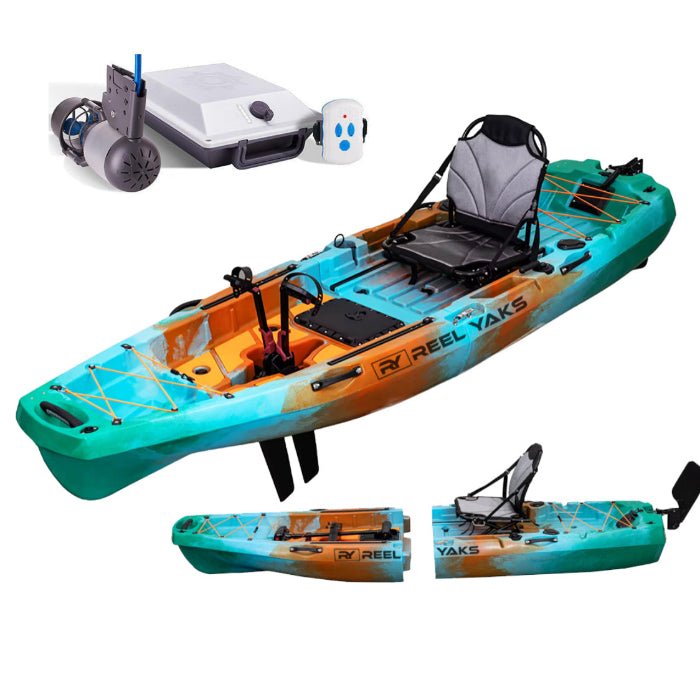 ReelYaks Radar Modular Pedal Drive Fishing Kayak 3m x 84cm
